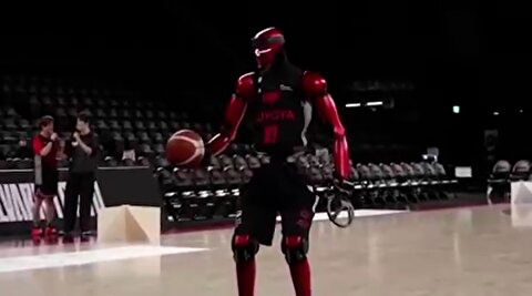 عملکرد دیدنی ربات بسکتبالیست تویوتا