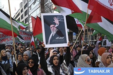 عکس: اعتراض ضدآمریکایی، صهیونیستی در برلین