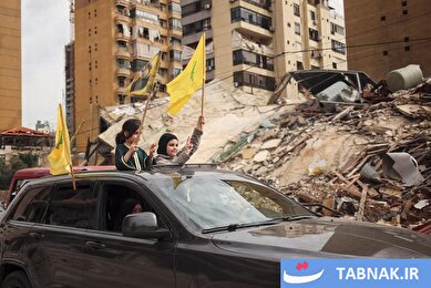 عکس: بازگشت لبنانی‌ها به خانه بعد از اعلام آتش‌بس