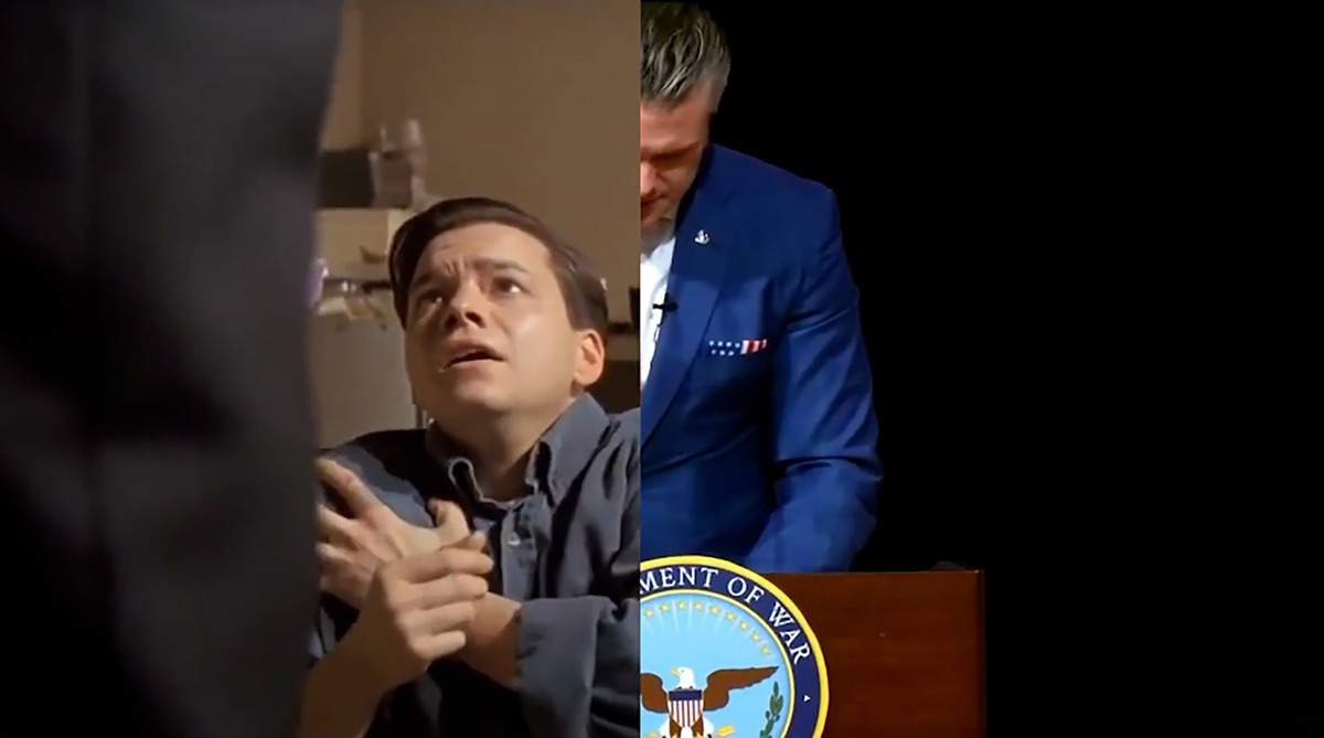 نقل آیه جعلی پالپ فیکشن توسط پیت هگست در موعظه پنتاگون!