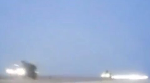 فرار کاروان خودروهای آمریکایی از عراق به سمت اردن