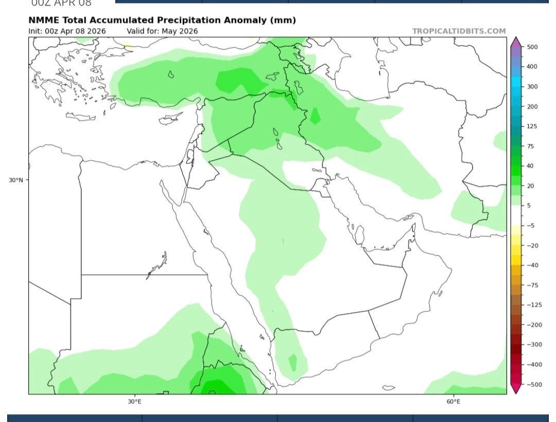 اردیبهشت پرباران در راه ایران