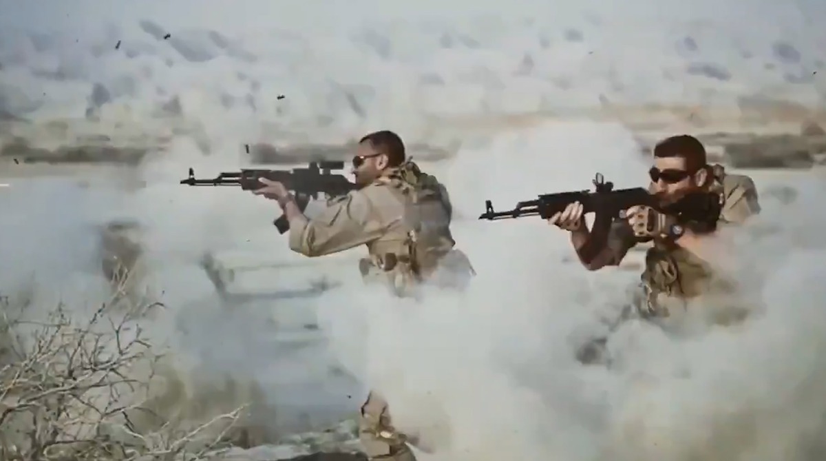 تصاویر کماندوهای ایران آماده شکار سربازان آمریکا: دایه دایه وقت جنگه