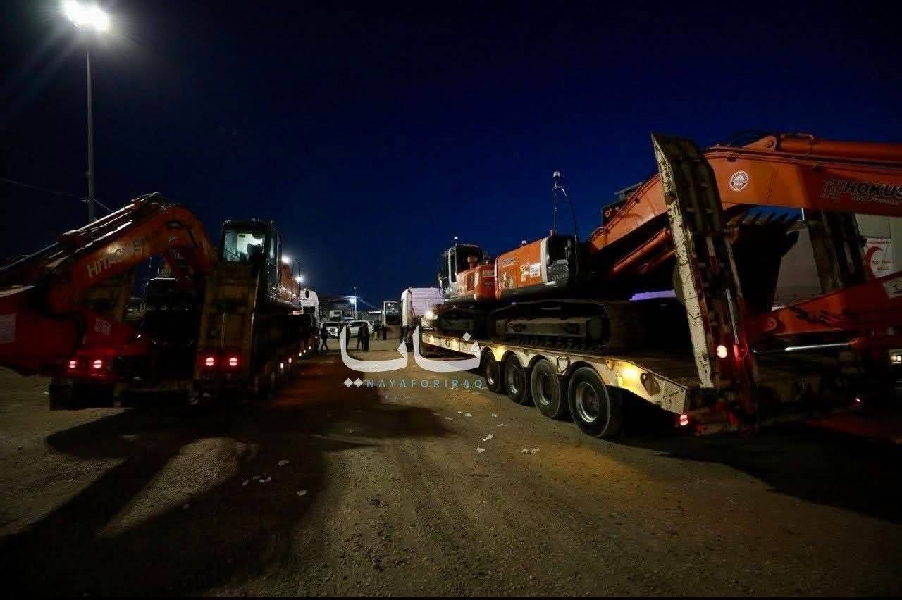 حرکت اولین کاروان کمک&zwnj;های مردمی از حرم امام حسین (ع) به سمت ایران