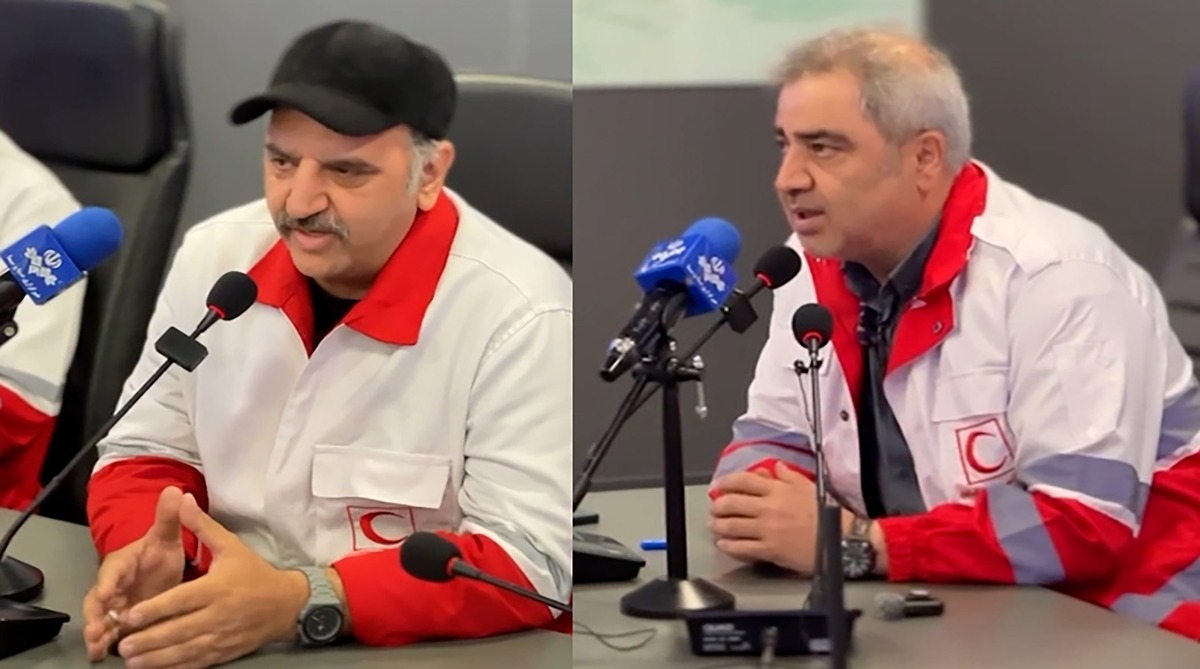 تصاویر دو بازیگر سینما در جمعیت هلال احمر