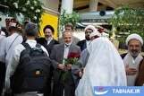 عکس: اعزام حجاج به خانه خدا از فرودگاه مشهد مقدس