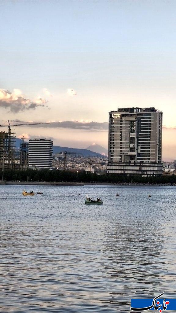 وقتی دماوند از دل چیتگر سر برمی&zwnj;آورد!