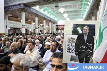 عکس: مراسم چهلم شهیدان لاریجانی در حرم مطهر حضرت معصومه (س) - قم