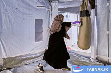 عکس: تمرین بوکس دختران فلسطینی در غزه
