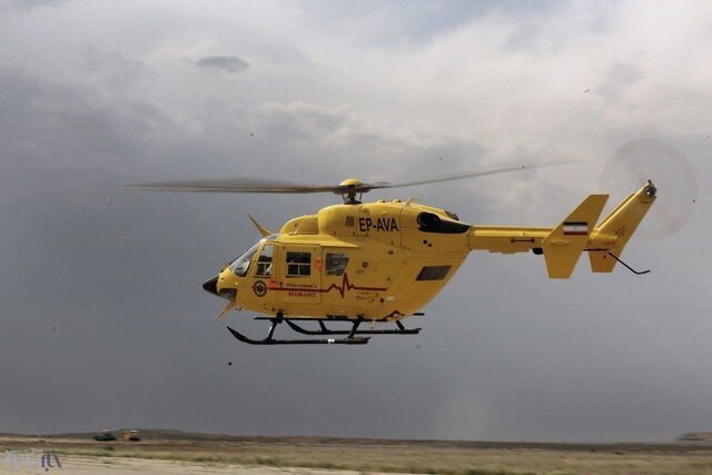 از سرگیری پرواز بالگردهای اورژانس پس از ۵۰ روز وقفه