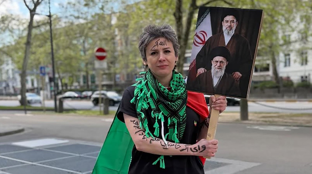 زن بی‌حجاب باغیرت: ایران را بدون خامنه‌ای‌ها نمی‌خواهم