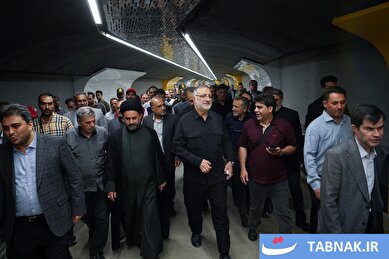 عکس: افتتاح ایستگاه مترو ورزشگاه تختی