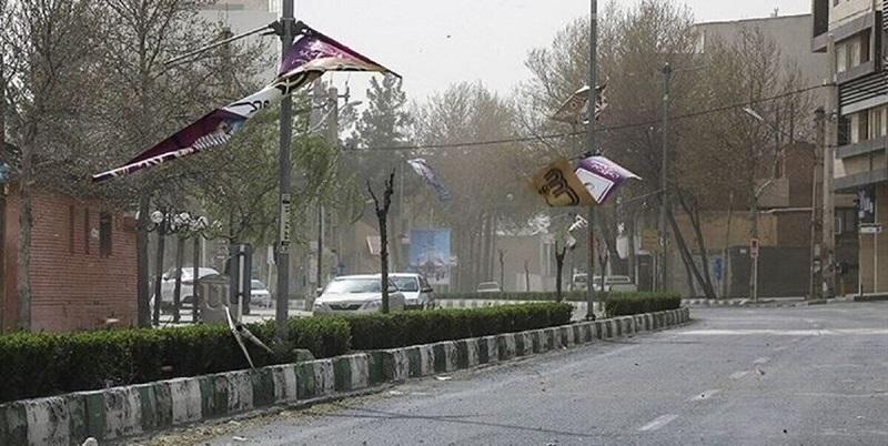 تهران طوفانی شد
