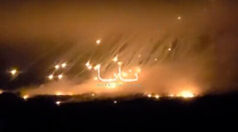حملات اسرائیل به جنوب لبنان با بمب‌های فسفری