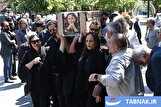 عکس: وداع اهالی هنر با پیکر بهناز نازی در تالار وحدت