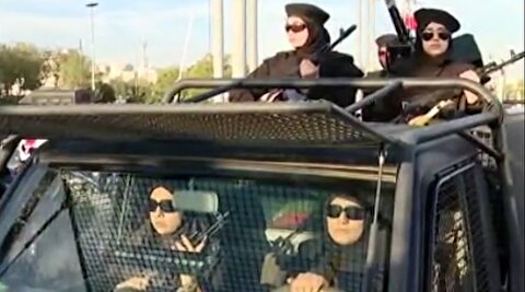 تصاویر یگان زنان نیروهای رهایی گروگان فراجا