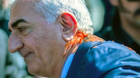 لحظه رنگ آمیزی رضا پهلوی با سس خرسی از زاویه تازه