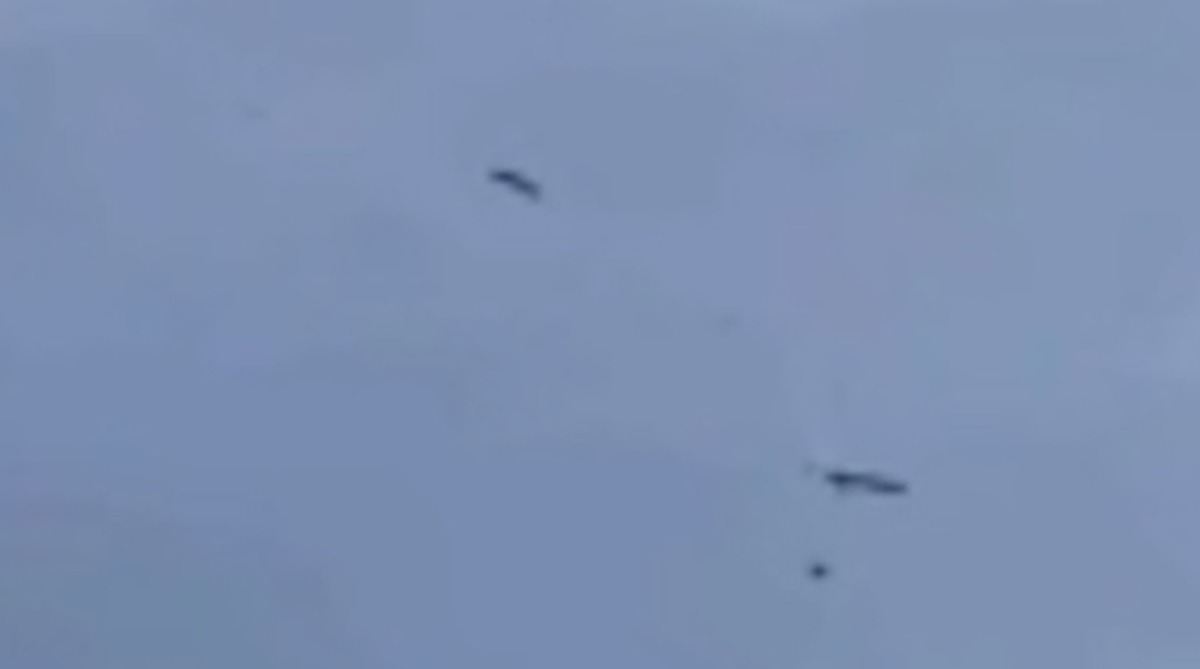 تصاویر تازه از هدف قرار دادن پهپاد هرمس