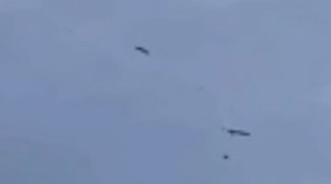 تصاویر تازه از هدف قرار دادن پهپاد هرمس