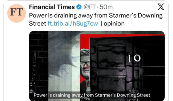 نماینده پوتین: دوران استارمر به پایان رسیده