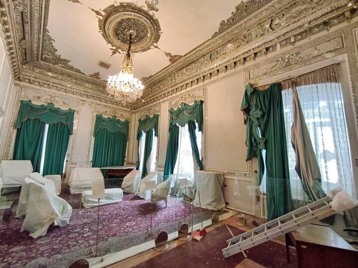 تصاویر تازه از تخریب&zwnj;های کاخ سعدآباد در جنگ + عکس