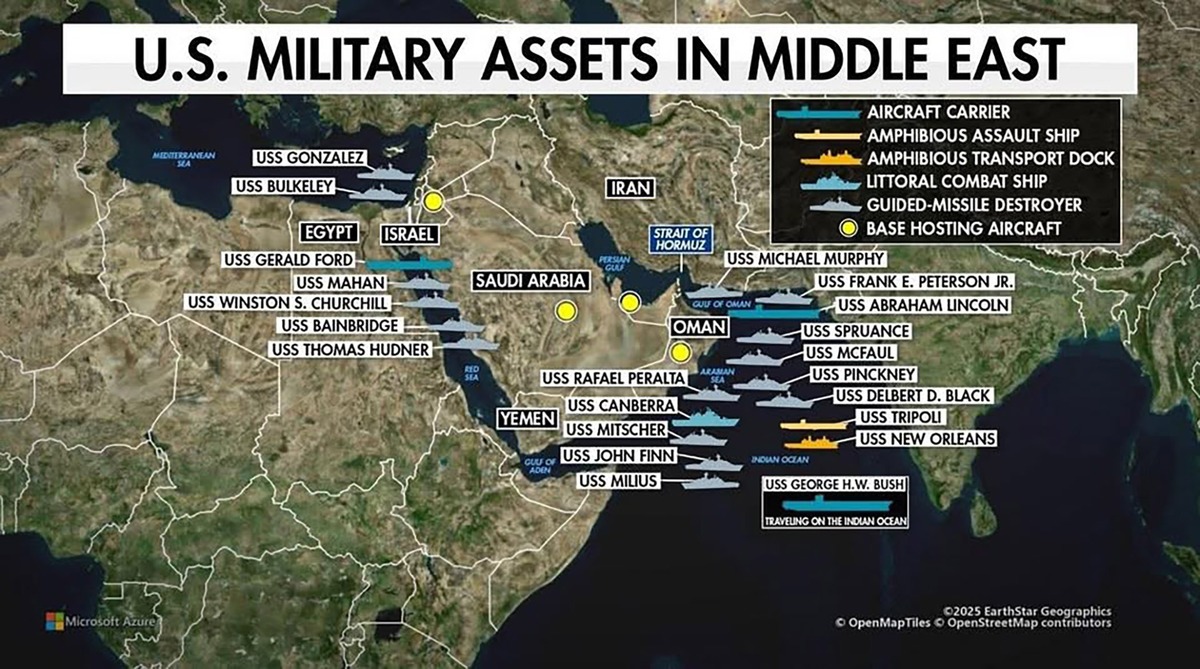 جزئیات آرایش جدید تسلیحات آمریکا در منطقه
