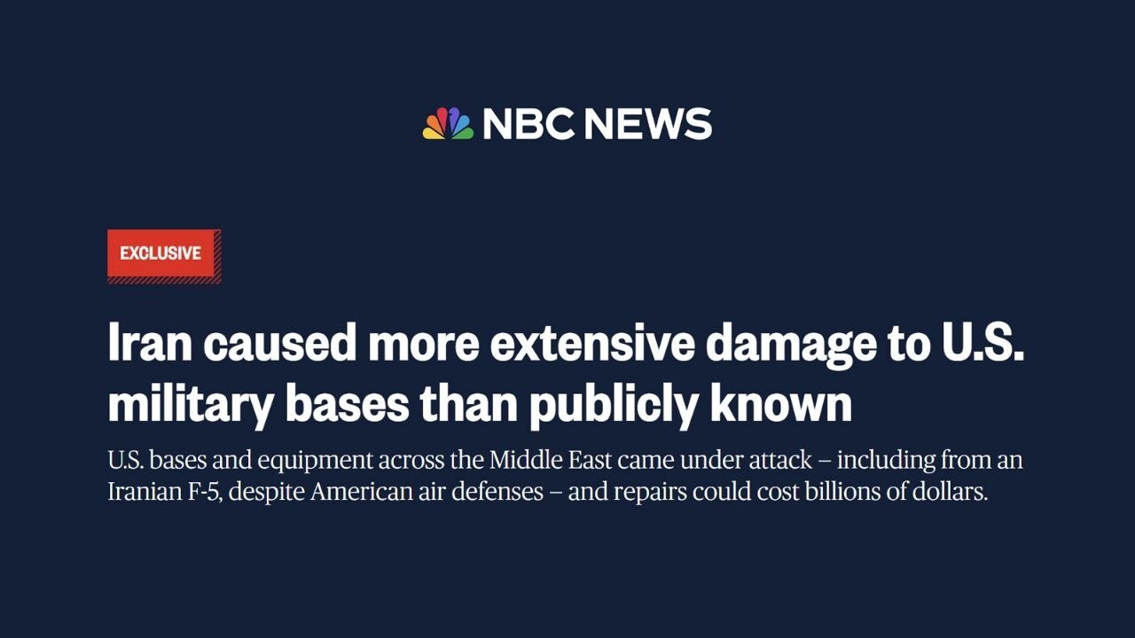 افشاگری ان&zwnj;بی&zwnj;سی از خسارات وارده ایران به آمریکا