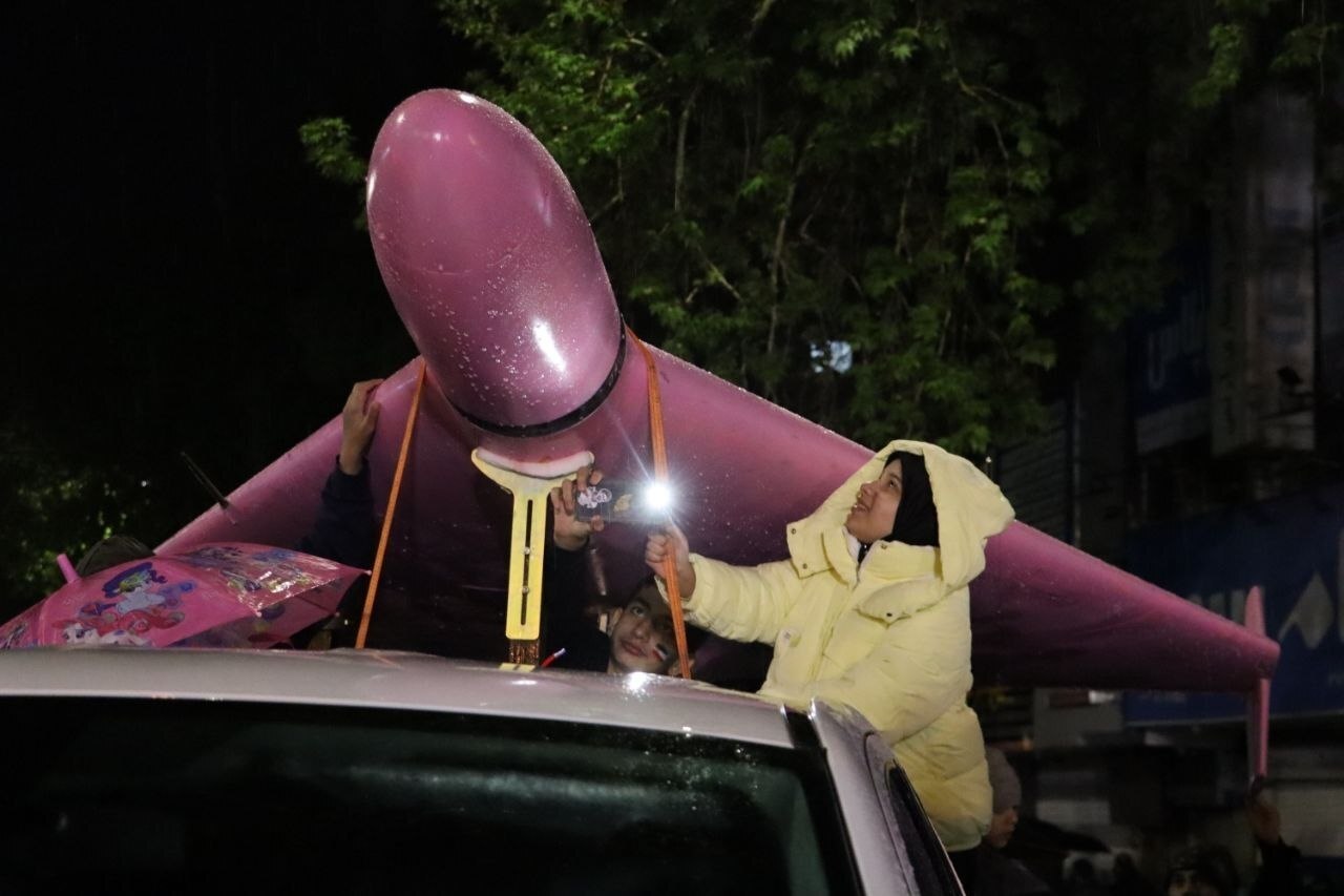 تصاویر پهپادهایی که دیشب در کرمانشاه دیده شد