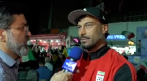 جمله رامین رضاییان بعد از شنیدن نام رهبر شهید انقلاب