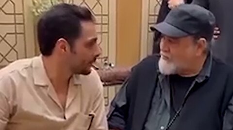 تصاویر هنرمندان در مراسم ختم مادر محمدرضا شریفی‌نیا