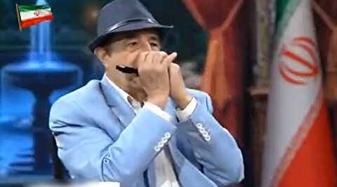 ساز دهنی نوازی منوچهر آذری در برنامه تلویزیونی