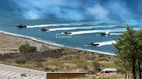 تصاویر رزمایش آبی خاکی ارتش ترکیه؛ هدف کجاست؟