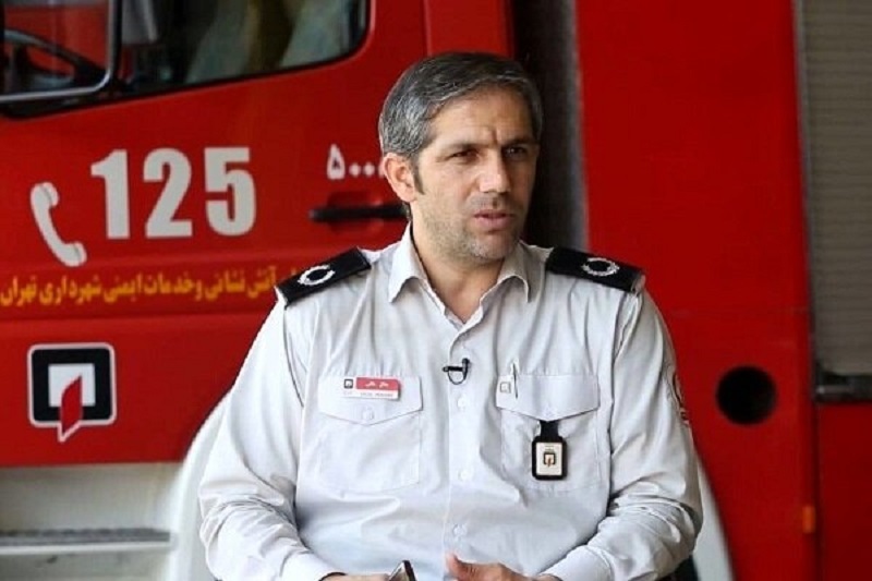 منشأ دود غلیظ در بزرگراه ستاری + عکس