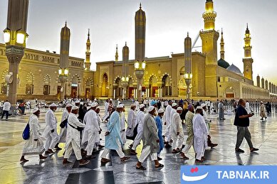 عکس: ادامه ورود زائران حج به مدینه