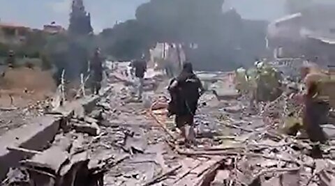 تصاویر آخرالزمانی از حمله امروز اسرائیل به جنوب لبنان
