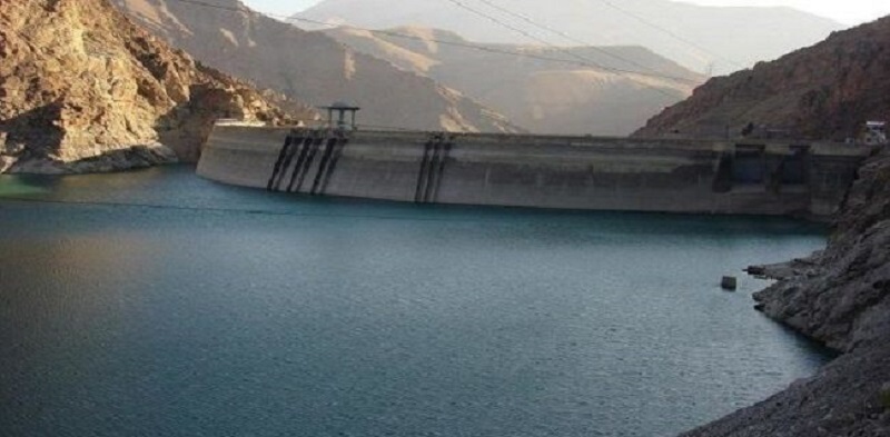 عکس مقایسهای جالب از سد شهید کاظمی بوکان