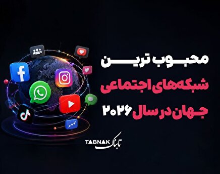اینفوتابناک | محبوب‌ترین شبکه‌های اجتماعی جهان