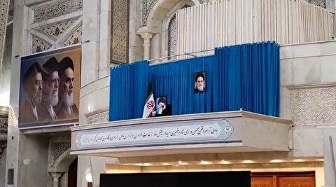 جایگاه خالی امام شهید در مراسم سالگرد ارتحال امام خمینی