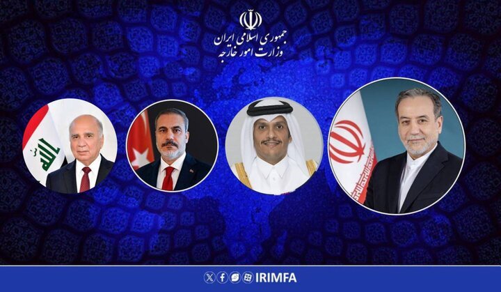 گفتگوی عراقچی با همتایان ترکیهای، قطری و عراقی