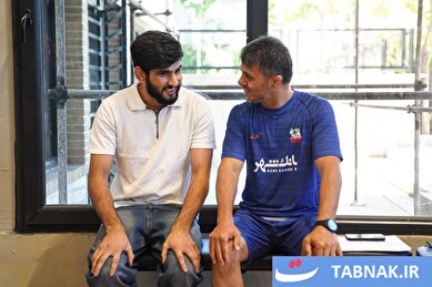 عکس: حضور علیرضا نجاتی در فدراسیون کشتی
