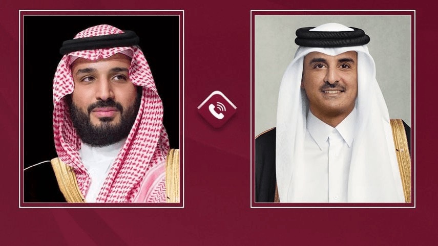 رایزنی تلفنی امیر قطر و ولیعهد عربستان درباره ایران