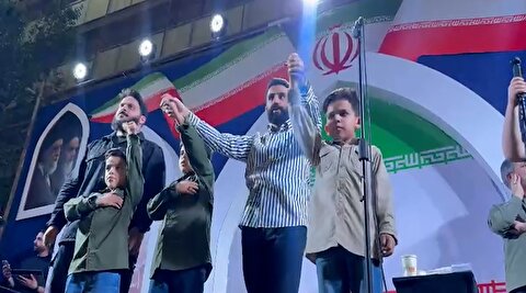 تصاویر حضور بحرینی‌ها در اجتماع امشب میدان انقلاب
