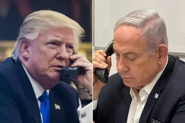 تماس ترامپ با نتانیاهو تماس ترامپ با نتانیاهو