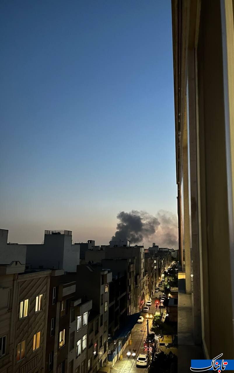 ستون دود در جنوب تهران!