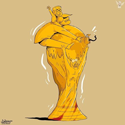 کاریکاتور: میزبانی ترامپ در جام جهانی!
