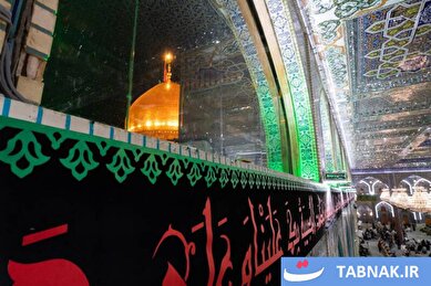 عکس: در آستانه ماه محرم؛ حرم امام حسین (ع) سیاه‌پوش شد