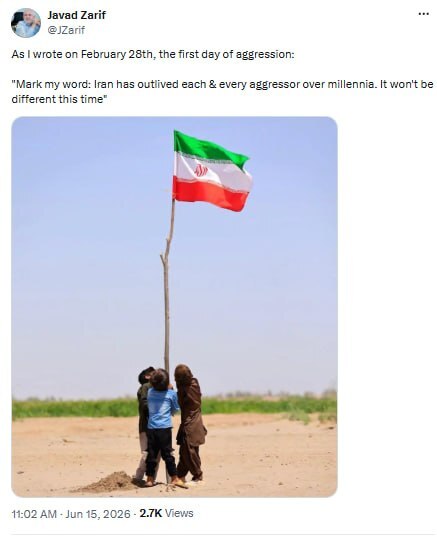 ظریف:ایران از تمام متجاوزان خود بیشتر عمر کرده است ظریف:ایران از تمام متجاوزان خود بیشتر عمر کرده است