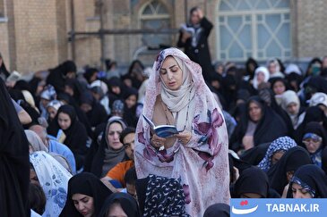 عکس: طنین دعای عرفه در بارگاه ملکوتی حضرت عبدالعظیم حسنی (ع)