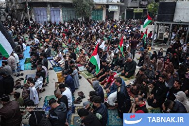 عکس: نماز عید سعید قربان در اردوگاه النصیرات در نوار غزه