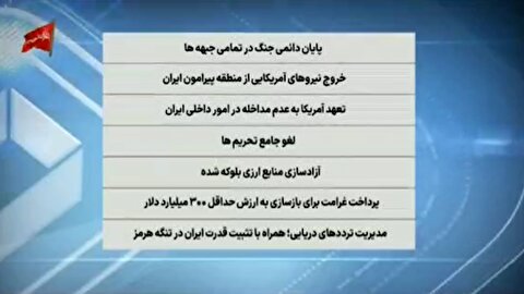 اعلام شرط 300 میلیارد دلاری ایران برای توافق